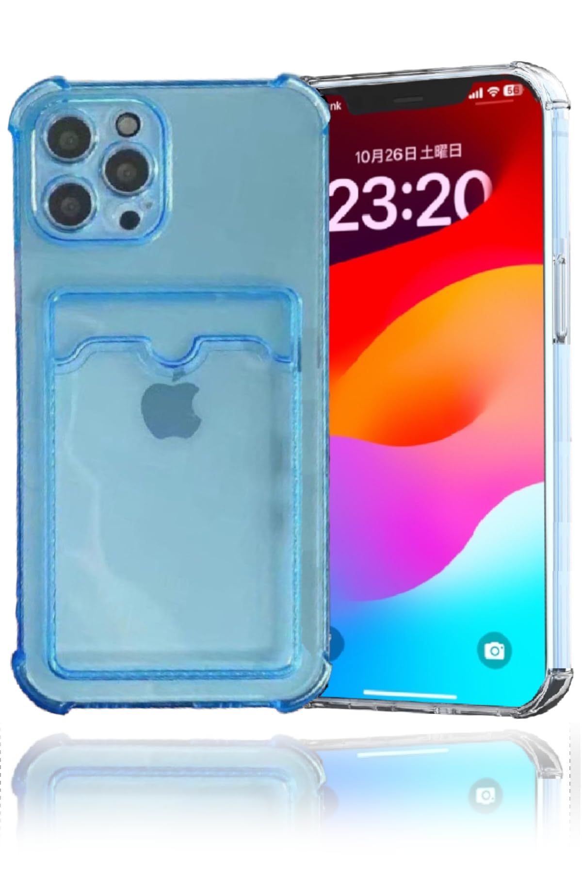 Japan Platina (CPO166)] for iPhone12pro (blue) iPhone12 Pro 6.1